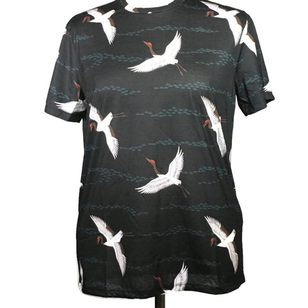 Black T Bird Accents Stretch Loose Fit